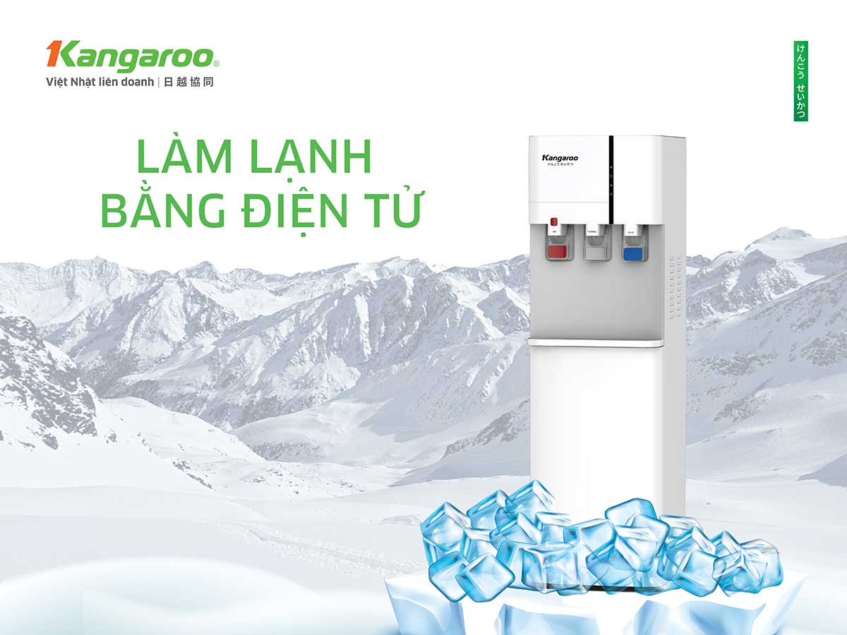 Cây nước nóng lạnh Kangaroo KG59A3 làm lạnh bàng điện tử